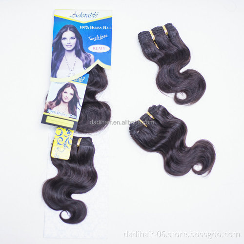 xuchang Distributor wholesale human hair mixed synthetic fiber hair weaving,100% real human curly hair weave body wave 2pcs/lot